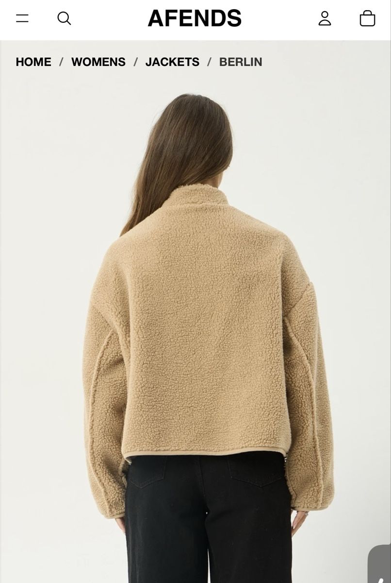 Vestes: Afends Berlin - Reversible Fleece Jacket Size M – Neuf (Voir description) à Zürich par sch_2jyl 2