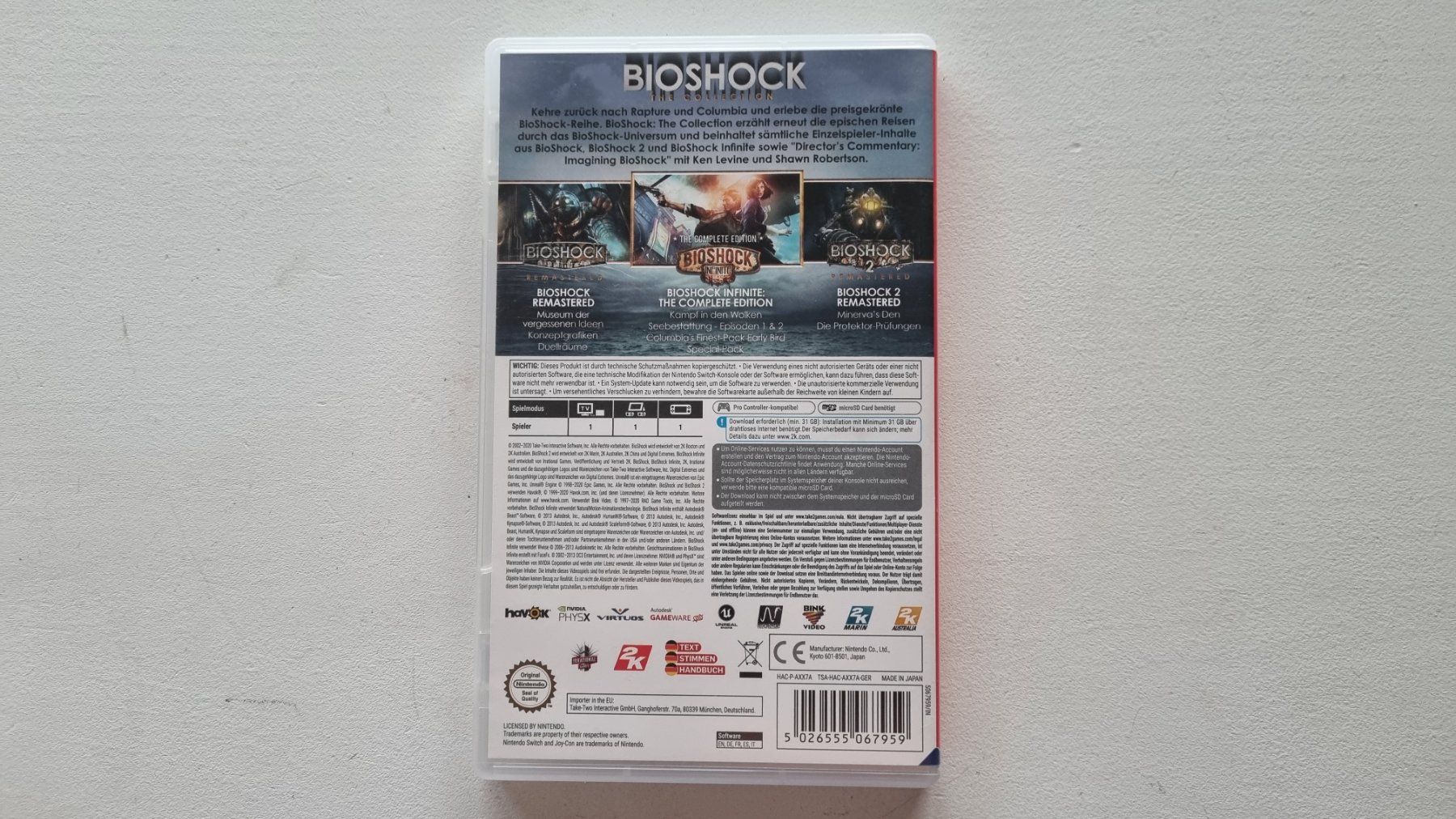 Nintendo Giochi: Bioshock The Collection Nintendo Switch Spiel – Usato da Birsfelden venduto da val_d9c2 2