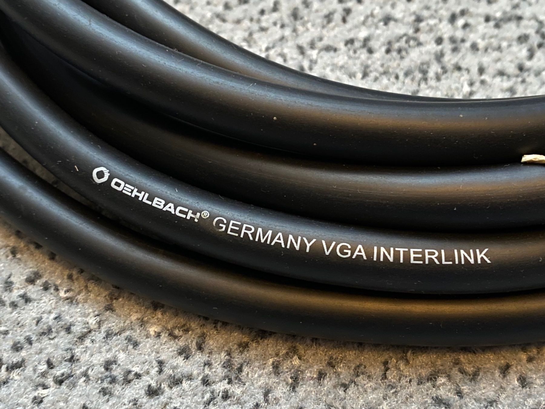 Oehlbach Cavi: Oehlbach, VGA Kabel, 5 Meter. – Usato da Reinach BL venduto da bernascg 1