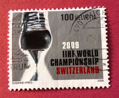 Nr.1301 EISHOCKEY-WELTMEISTERSCHAFT 2009 GESTEMPELT    