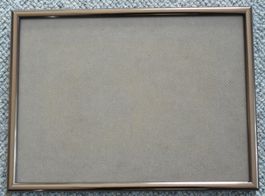 2 Alu-Wechselrahmen, Fotorahmen, 18x24cm, bronze glanz