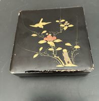 Antike japanische Lacquered Box / um 1890