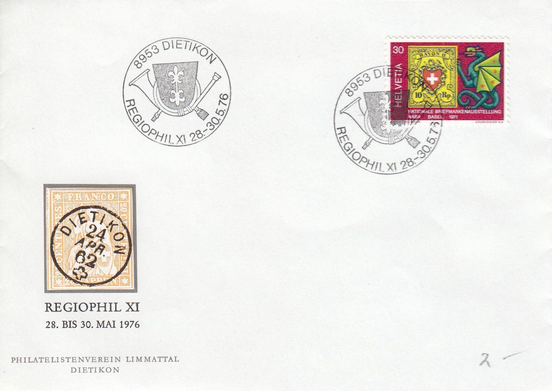 Tutti i francobolli: Turnerinnen, Rose, NABA 1971 4 Briefe – Usato da Spreitenbach venduto da Mustang_1105 2