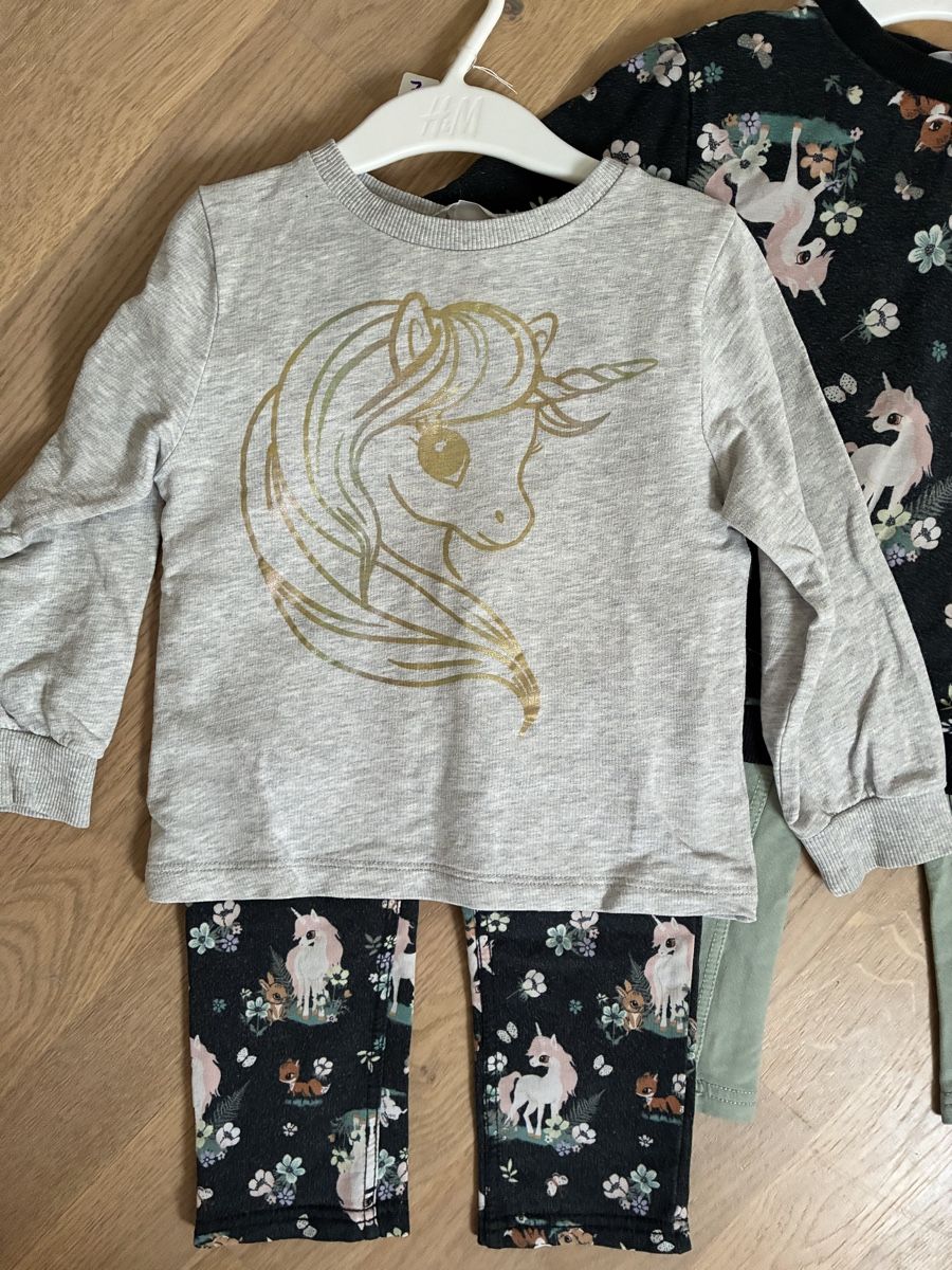 H&M Lotti & Set di vestiti: Einhornset H&M Gr.98/104 – Usato da Kefikon ZH venduto da Klukka97 1