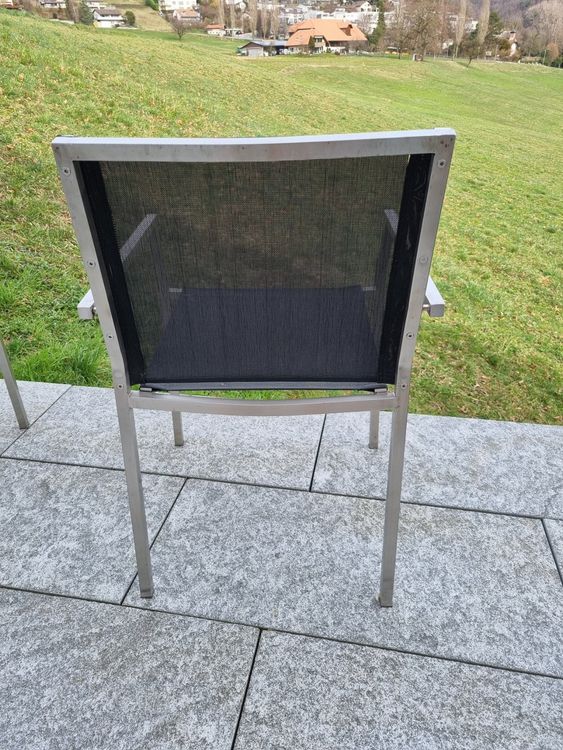 Gartenstühle 6Stk Edelstahl Kaufen auf Ricardo