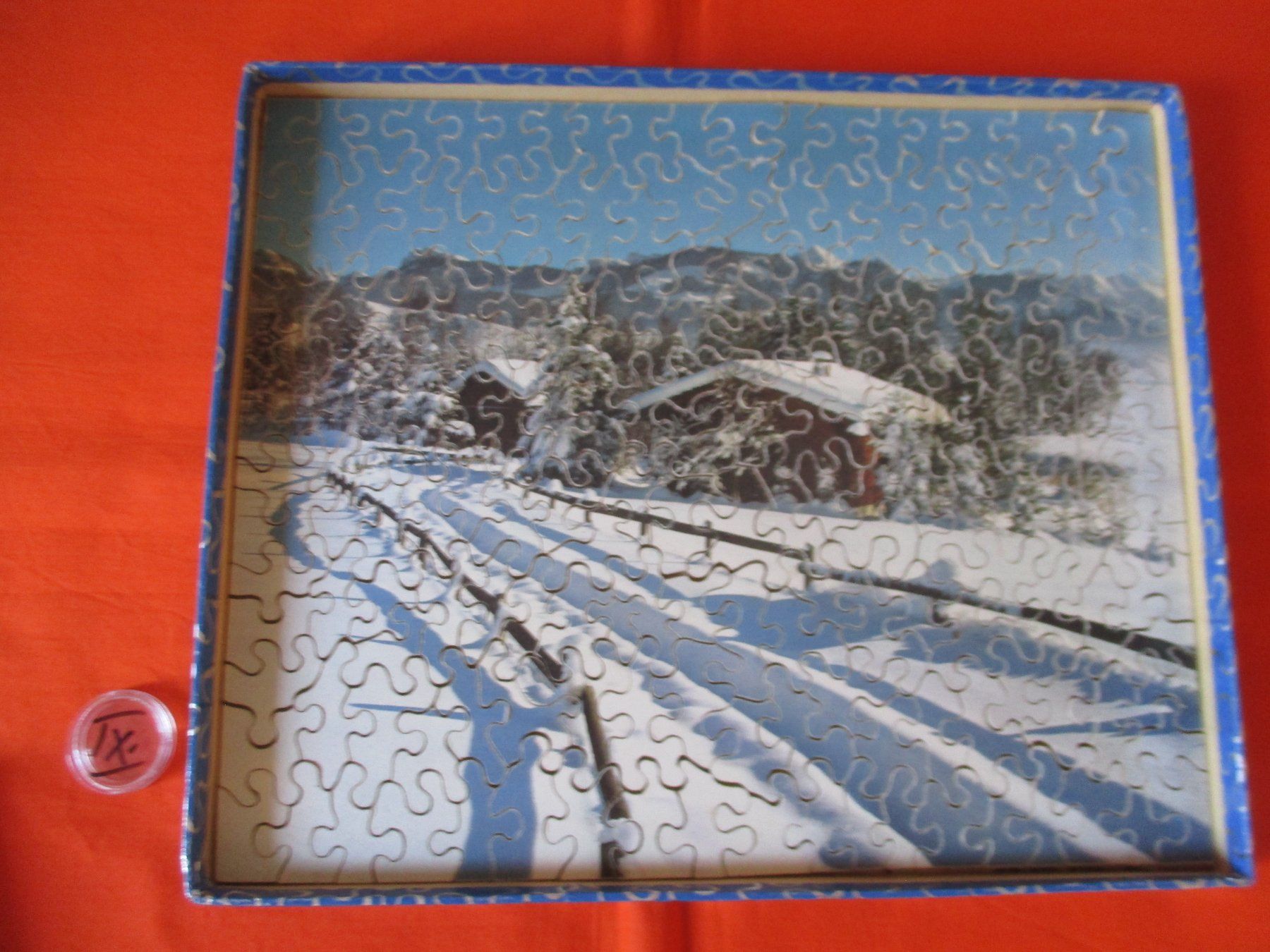 Penelope Puzzle: Penelope Holzpuzzle Winter bei Einsiedeln – Usato da Birsfelden venduto da alles-muss-raus 1