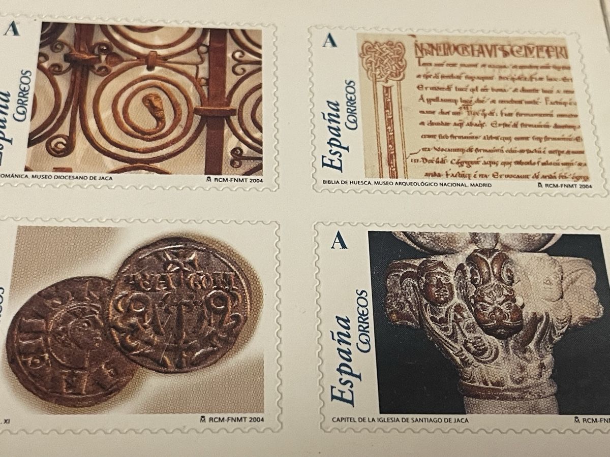 Tutti i francobolli: Briefmarken Spanien 8er Block Kunst – Usato da Buchs AG venduto da fpatricia 3