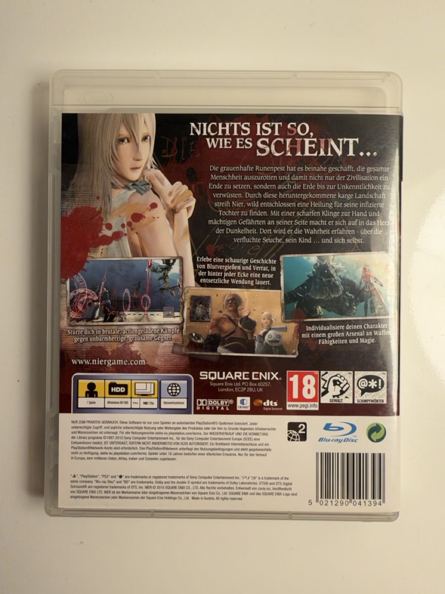 Sony Giochi: NIER (PS3) – CIB – Usato da Kerzers venduto da -.-Jesus-.- 2