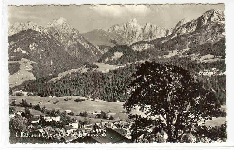 Cartoline postali: Château d'Oex + 1958 – Usato da Emmenbrücke venduto da teestube