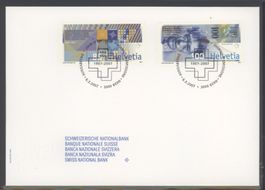 2007, FDC, 100 Jahre Schweizer Nationalbank