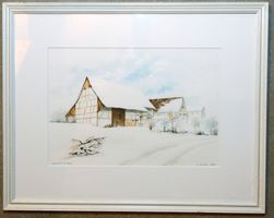 Aquarell von Richard Scholler