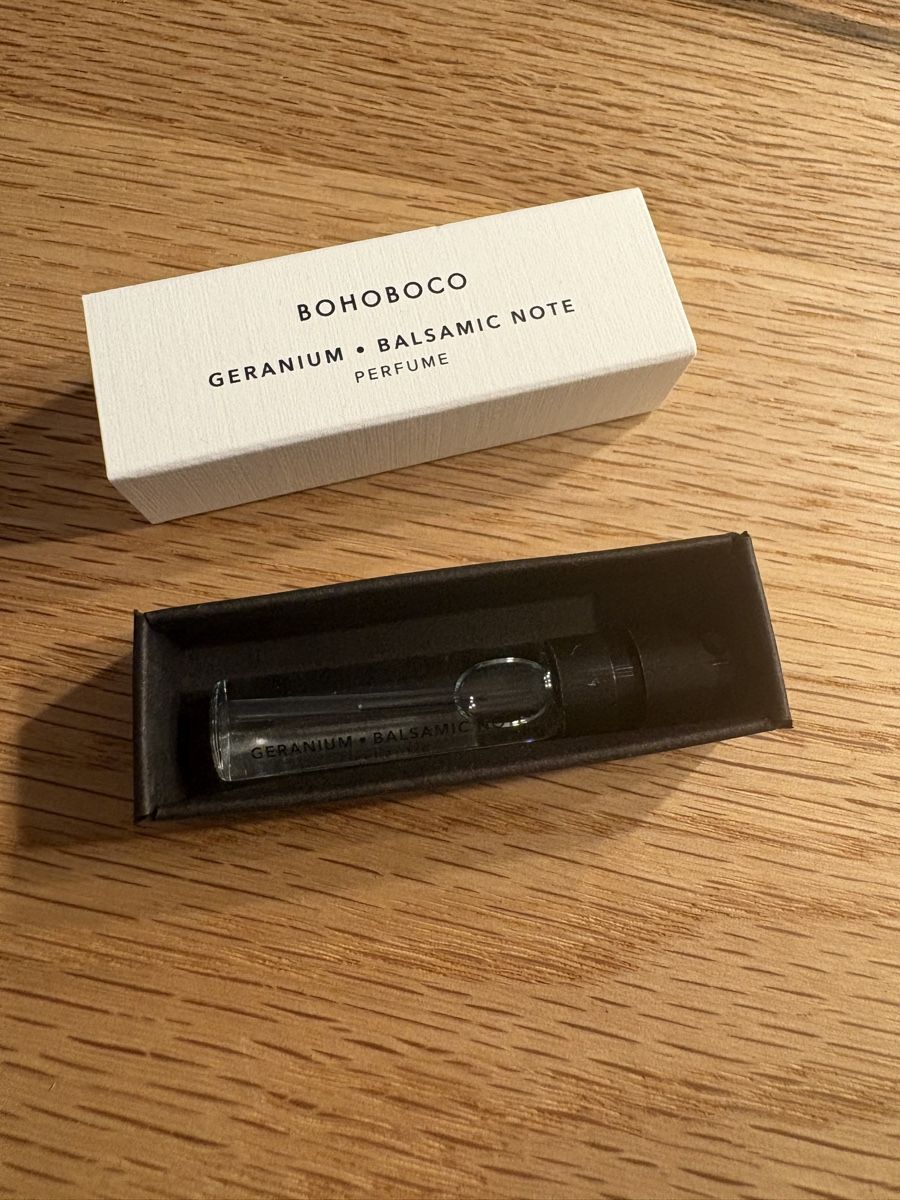 Parfum & Eau de Toilette: BOHOBOCO Geranium Balsamic Note EDP – Neu und originalverpackt aus Kloten von raf_6nbr