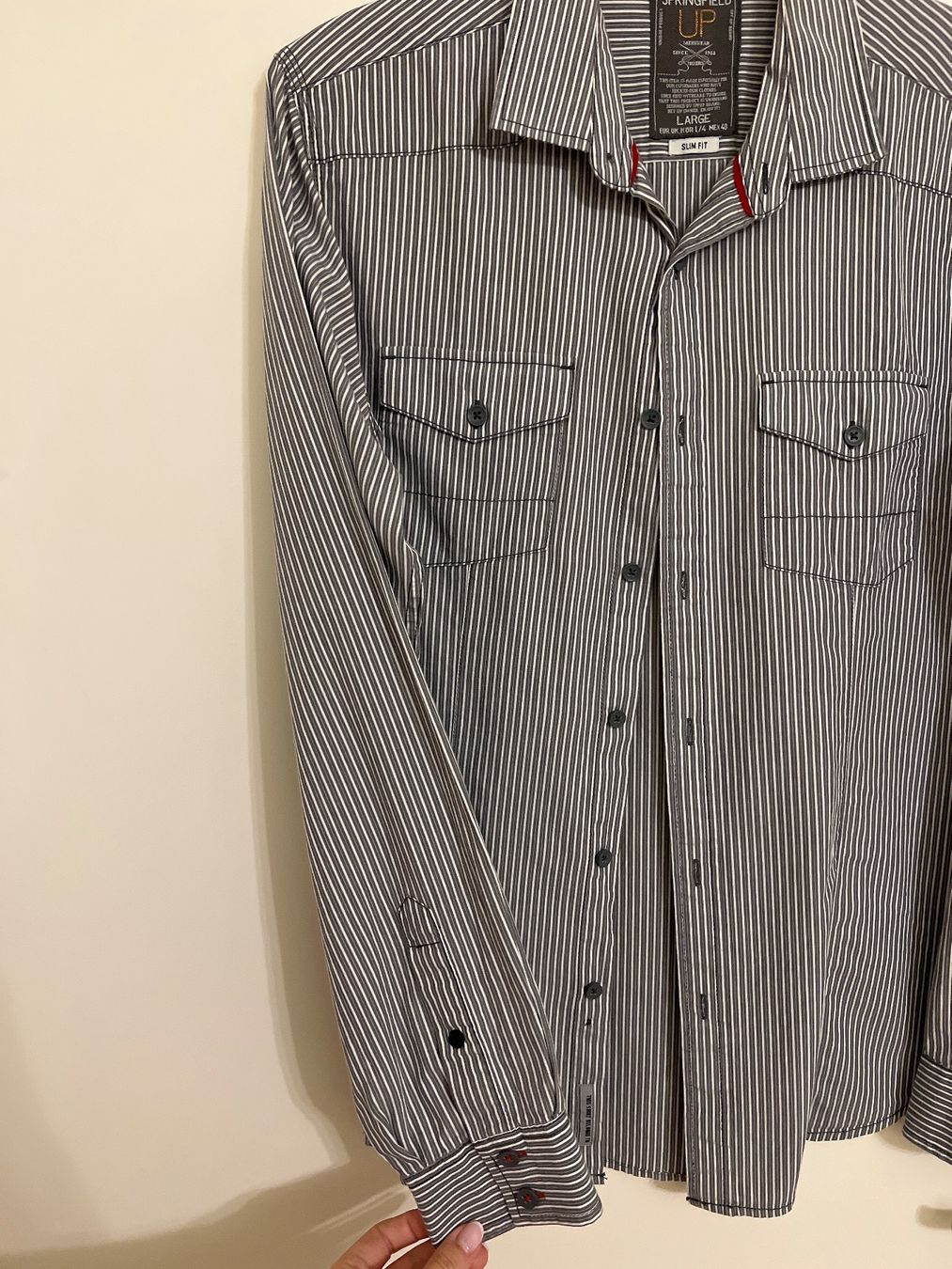 Hemden: SPRINGFIELD Hemd L SLIM FIT – Gebraucht aus Horgen von linuxrp 6