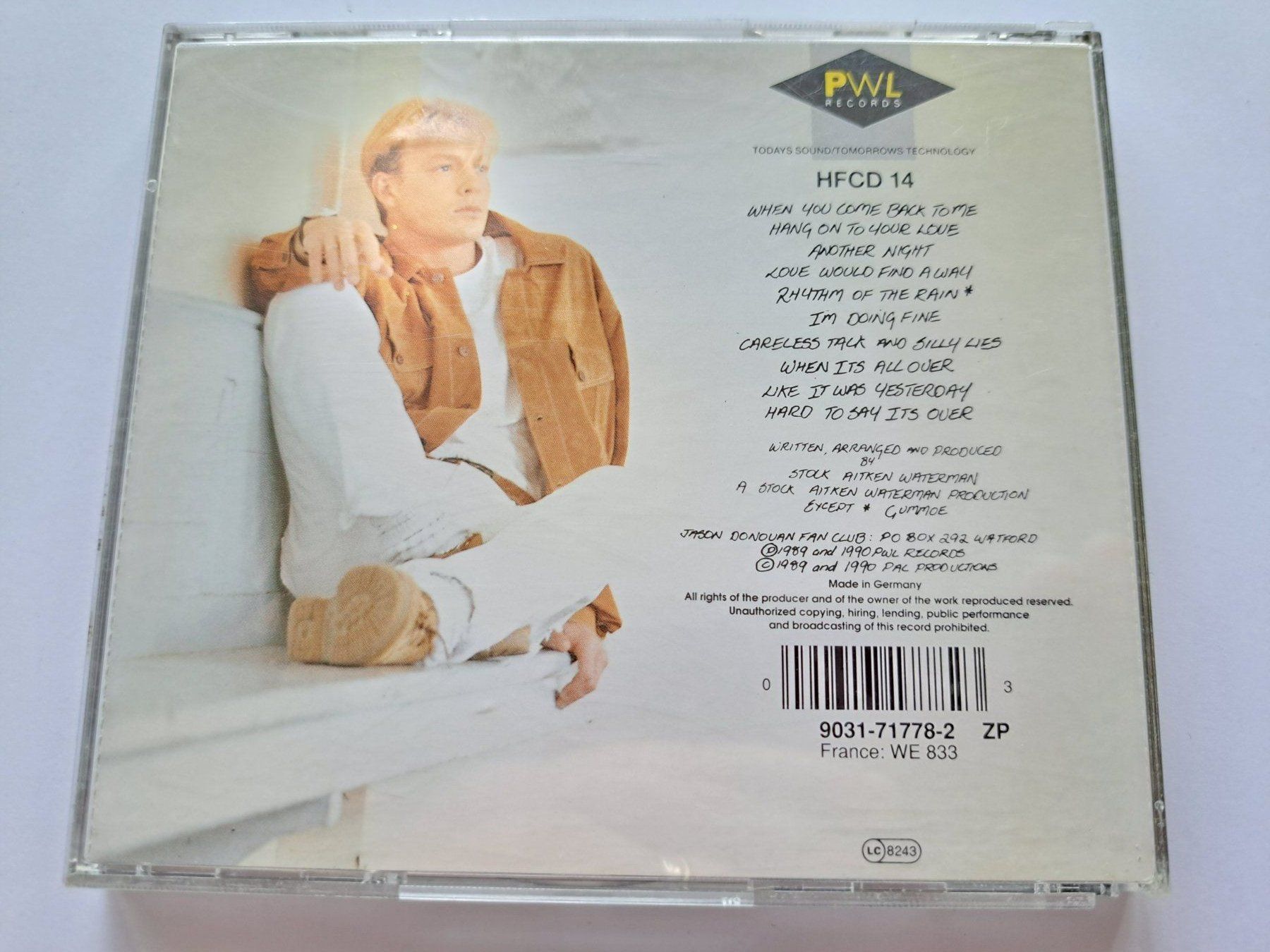 CD: CD Jason Donovan - Between the lines  – Usato da Pully venduto da bro_n52j 1