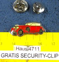 PACKARD V12 AUTO PIN OLDI GLASIERT MIT SECURITY-CLIP KLEIN