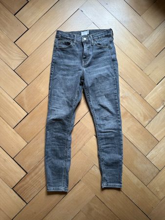TOPSHOP - Skinny Jeans blaugrau W25 L28