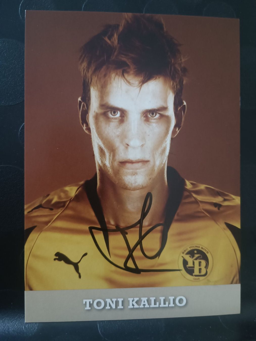 Autogramme: Toni Kallio - YB Bern - handsignierte Karte – Gebraucht aus Menziken von Artographs