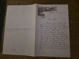 Historischer Brief Schweizerhof Interlaken von 1897