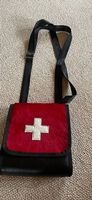 MAGO Ledertasche mit Kuhfell und Schweizerkreuz, Top Zust...