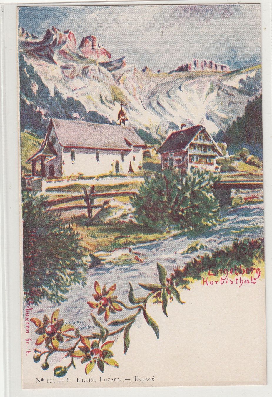 Cartes postales: AK Engelberg Horbisthal OW – D'occasion à Herrliberg par Lfrifda