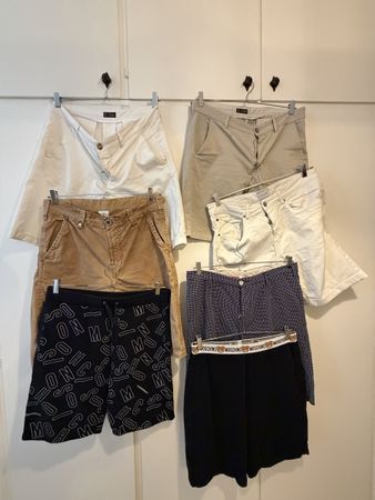 Set di 6 pantaloncini Moschino/Gazzarini/Fusaro/etxc