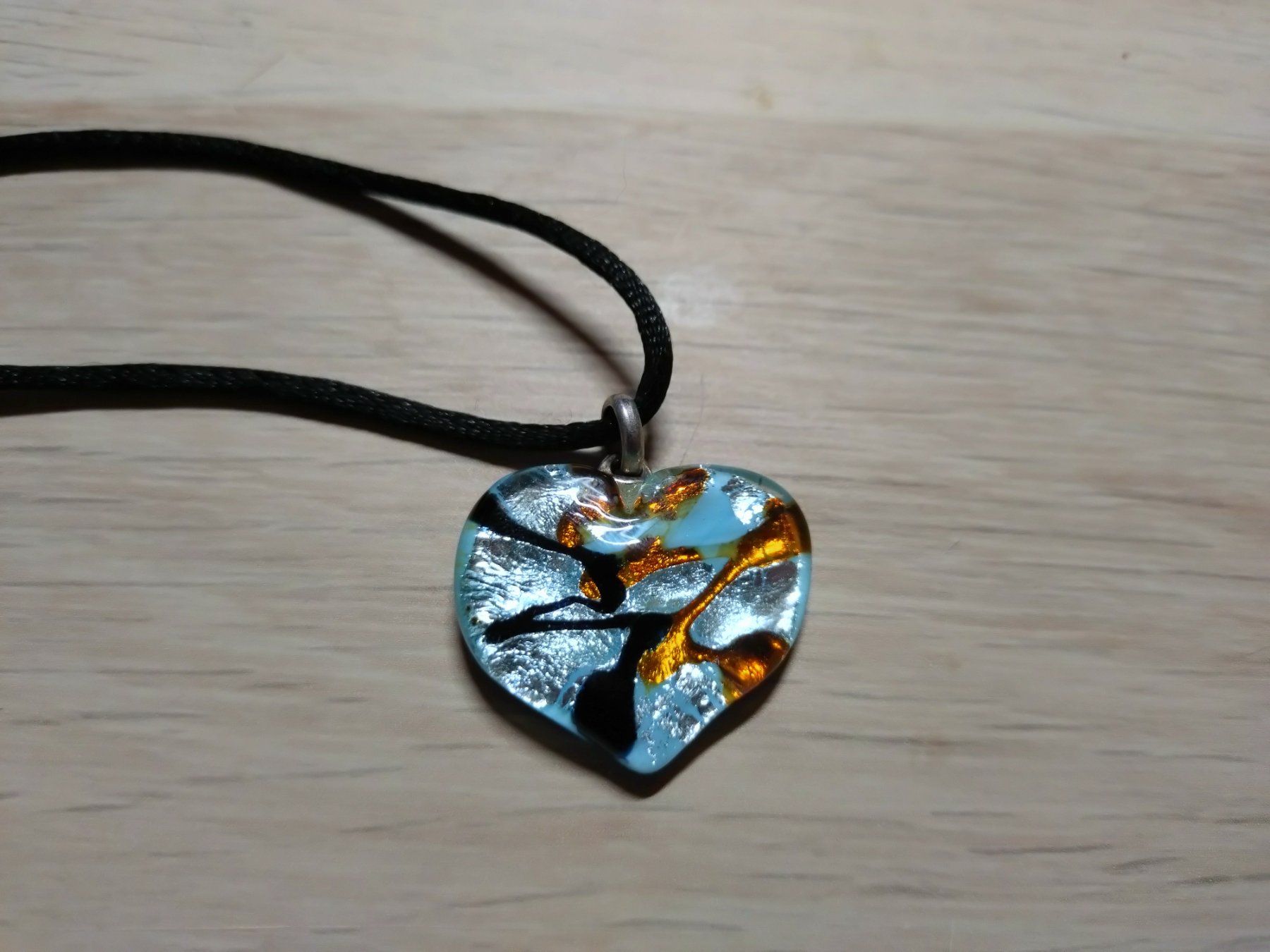 Murano Catenine: Halskette Muranoglasherz – Usato da Baar venduto da sve_6nbd 1