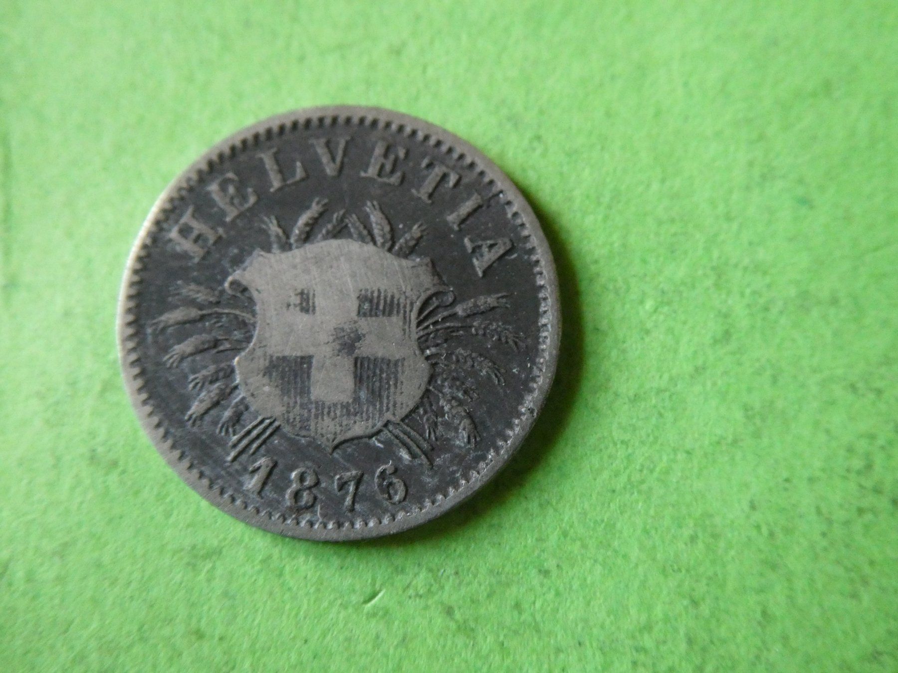 Tutti le monete: Schweiz 1876,  5 Rappen – Usato da Hinterforst venduto da rohusri