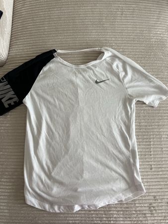 NIKE T SHIRT WEISS SCHWARZ GR S