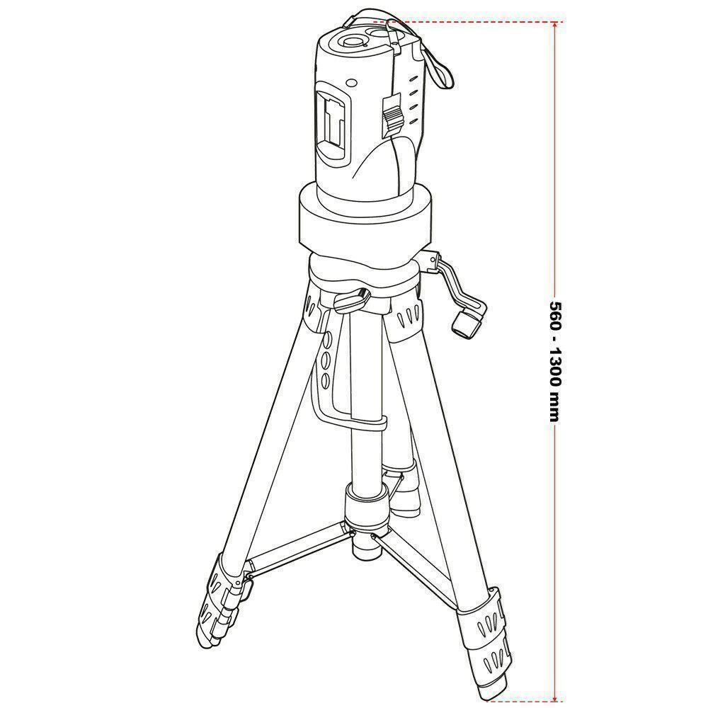 Messen: WilTec 51714 Kreuzlinienlaser Stativ – Neu und originalverpackt aus Bottighofen von zaap 6