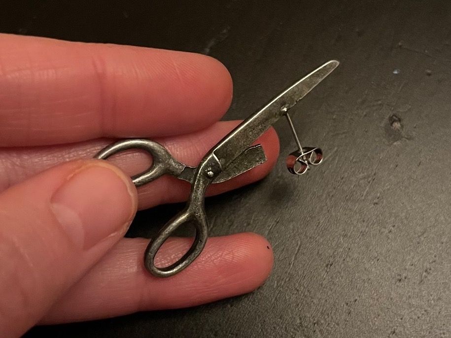 Ohrringe & -stecker: Ohrringe Scheren – Neu (gemäss Beschreibung) aus Gams von Mariawicca 5