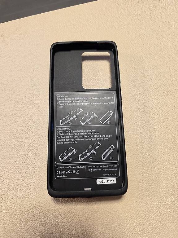 Samsung Caricabatterie: ZeroLemon Case Galaxy S20 Ultra Battery 8000mAh – Nuovo (secondo la descrizione) da Chernex venduto da petselekta 1