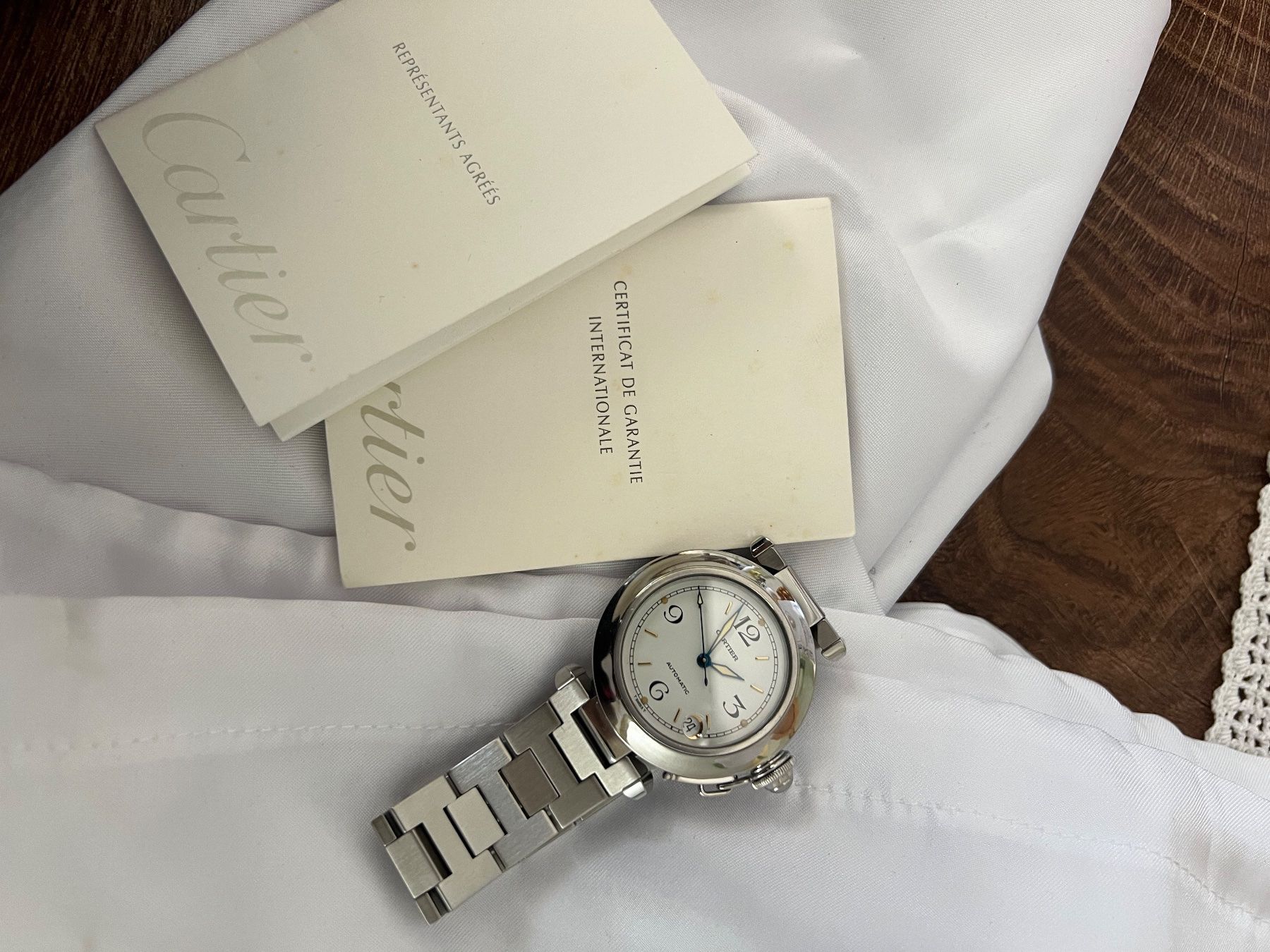 Cartier Orologi: Cartier Pasha C Automatic - White Dial – Usato da Derendingen venduto da MDPshopandmore 9