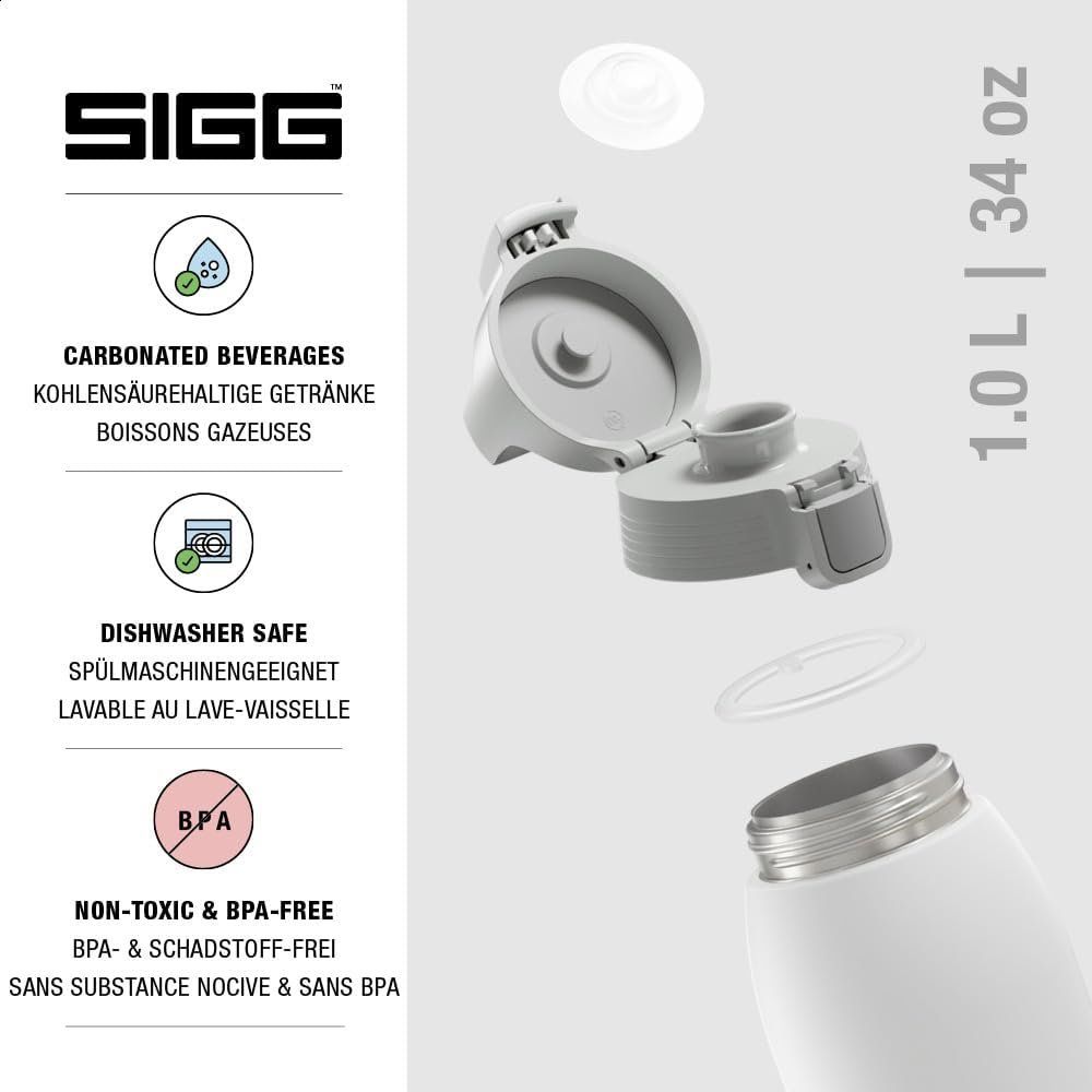 Sigg Trinkflaschen & Thermosflaschen: SIGG Thermo Trinkflasche Shield Therm ONE 1L weiss – Neu (gemäss Beschreibung) aus Kägiswil von nick333 2