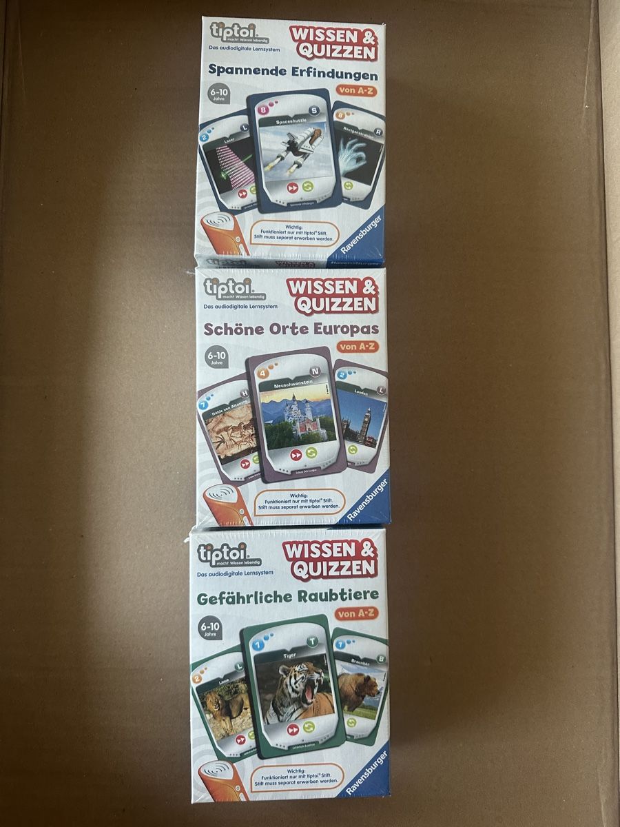 Tiptoi Giochi: Ungeöffnete TipToi Spiele – Nuovo e nell'imballaggio originale da Wettingen venduto da smb_595l