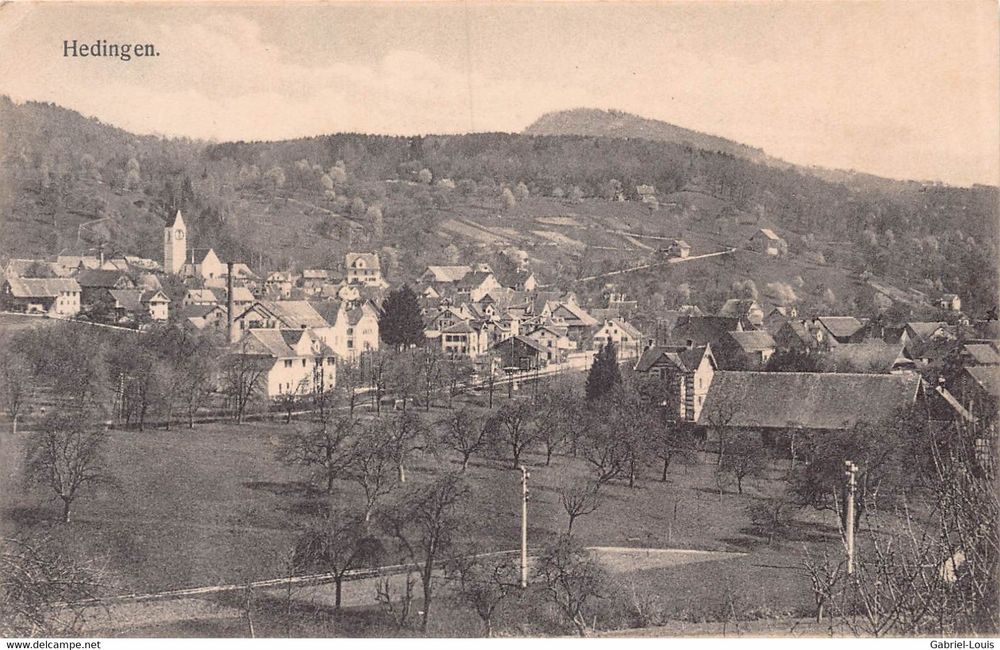 Hedingen Flugaufnahme Nr.374 , 1927 (Gebraucht) in Solothurn für CHF 29 ...