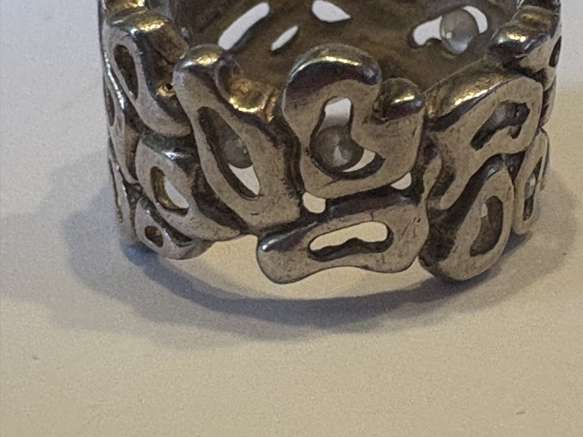Anelli: 925 Silber Ring extravagant  – Usato da Murten venduto da Tzaugg 4