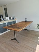 Antike Holztisch (Eichen & Kirschen holz)