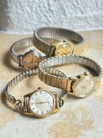 4 Damenuhren RETRO (CERTINA, dulux, Hema)