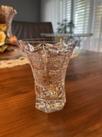 Schöne kleine Kristallvase, 12cm hoch, Top Zustand!