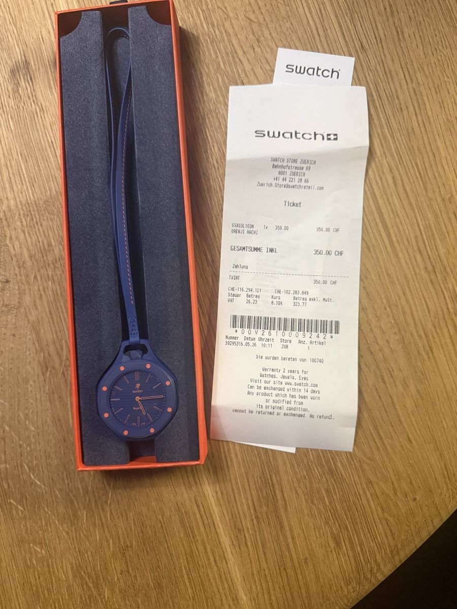Swatch Orologi: Swatch AP Royal Pop – Nuovo e nell'imballaggio originale da Zürich venduto da Virusexpress 1