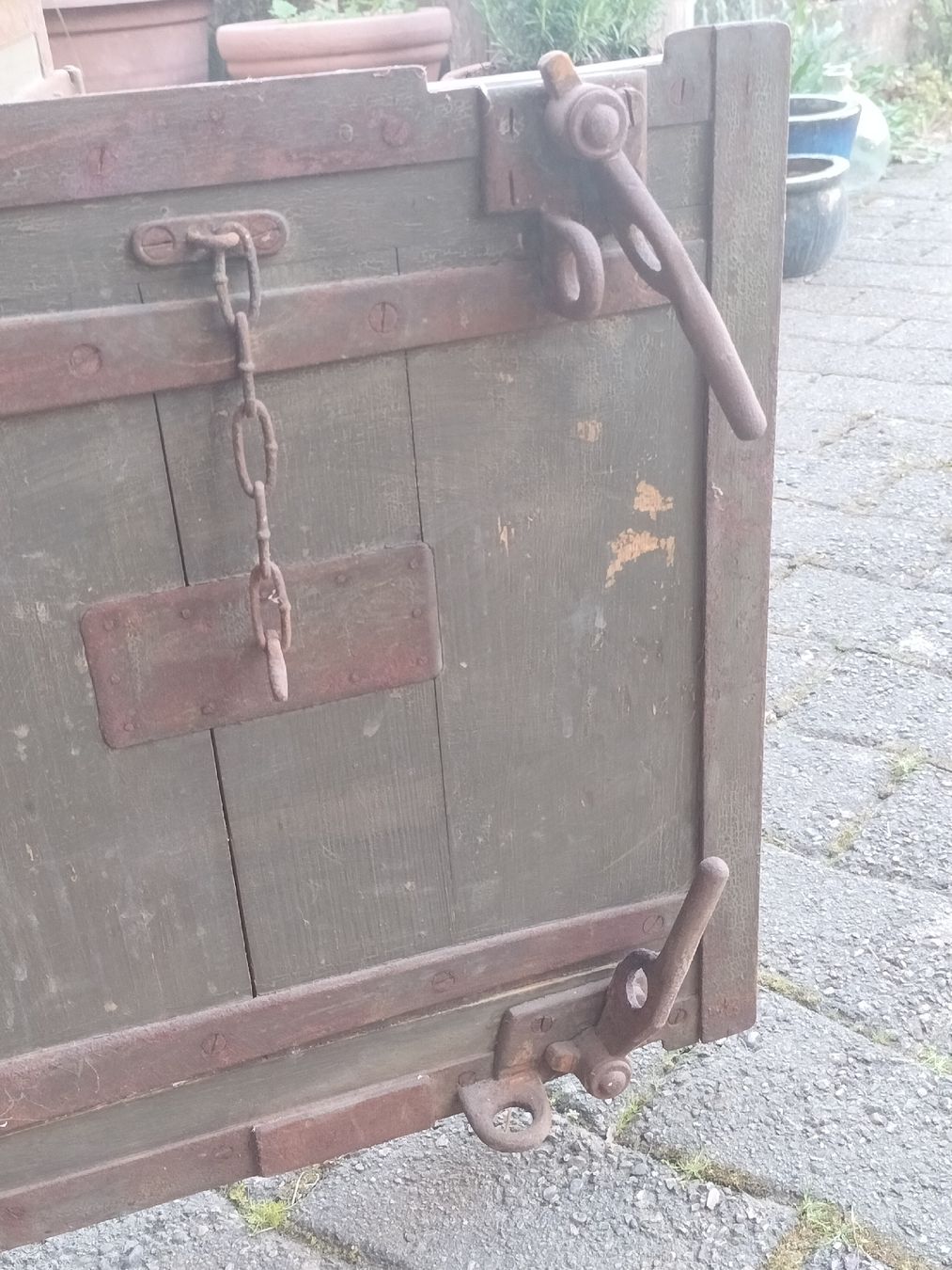 Attrezzatura & Pezzi di ricambio: MUNITIONS KISTE Schweizer Armee 19.00 jht mit Eisenbeschläge – Usato da Müselbach venduto da pat_9c9w 4