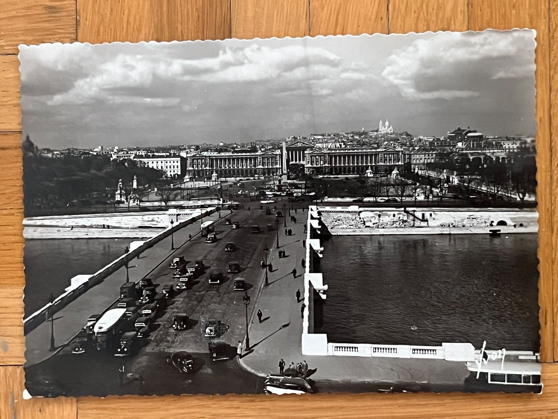 Ansichtskarten: Paris, Pont de la Concorde, uralt – Gebraucht aus Romanshorn von luxcollect