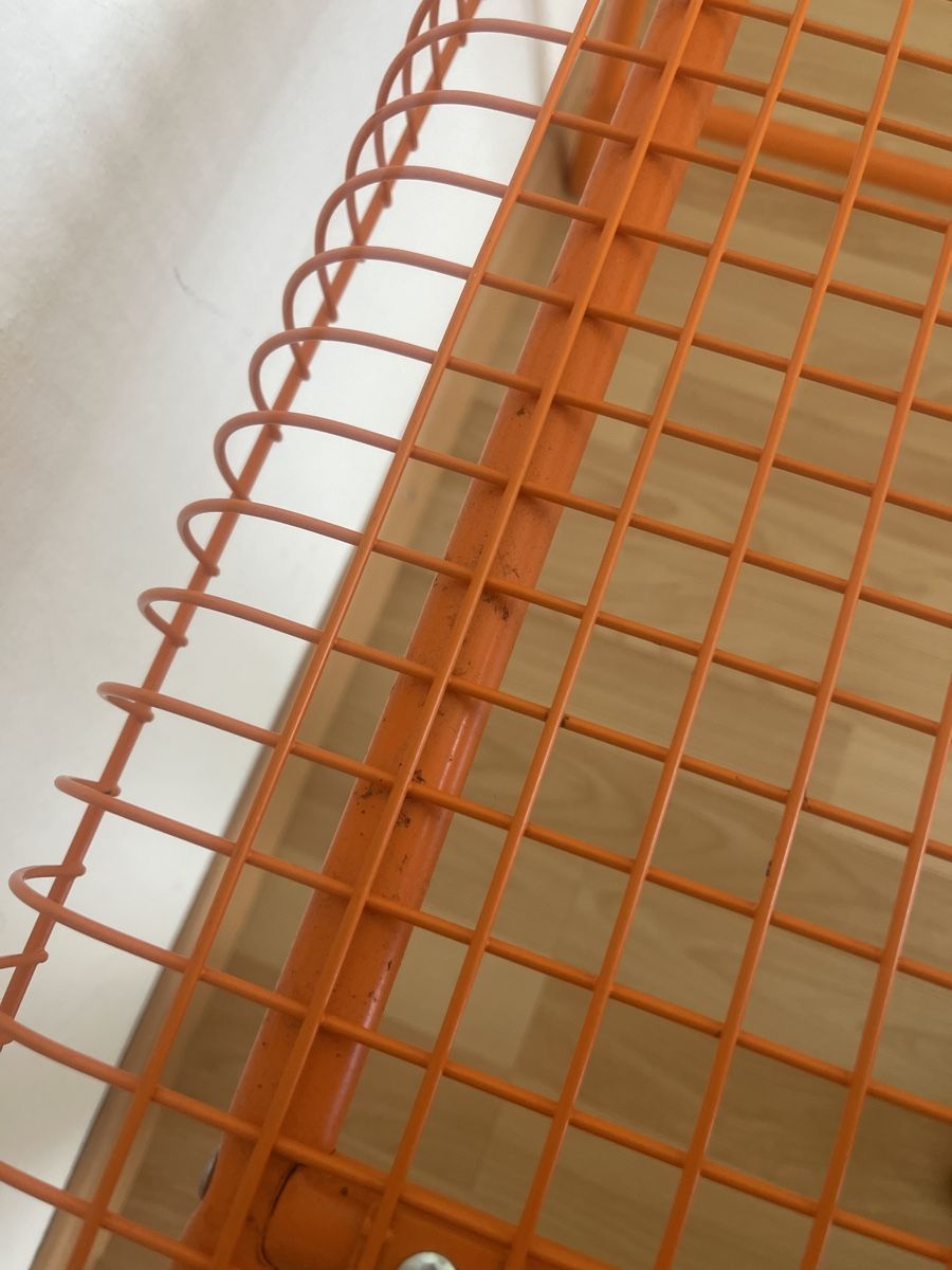 Panchine: 2x orange Sitzbank Metall – Usato da Zürich venduto da stevesrs 3