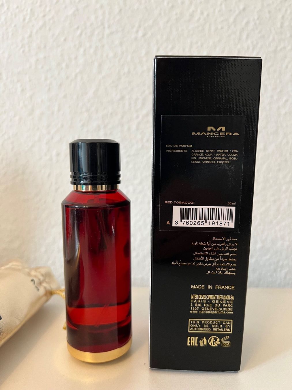 Mancera Profumi & Eau de Toilette: Mancera Red Tobacco 60ml – Usato da Zürich venduto da aur_w2ms 1