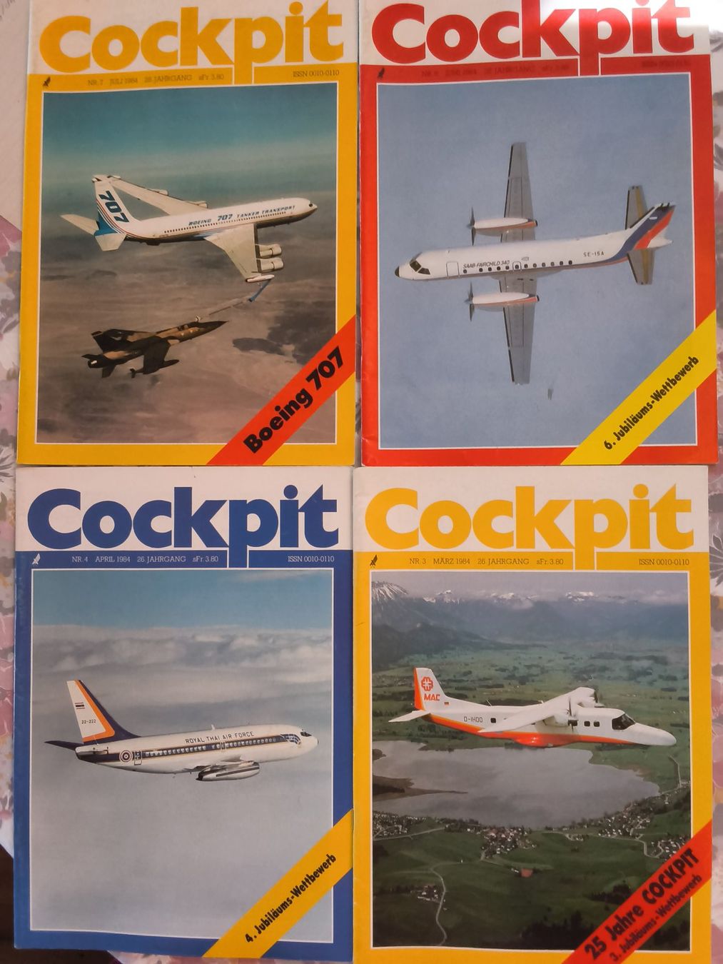 Revues & Magazines: COCKPIT Luftfahrt Magazin 1984 – D'occasion à Hallau par histoiremerveilleuse 3