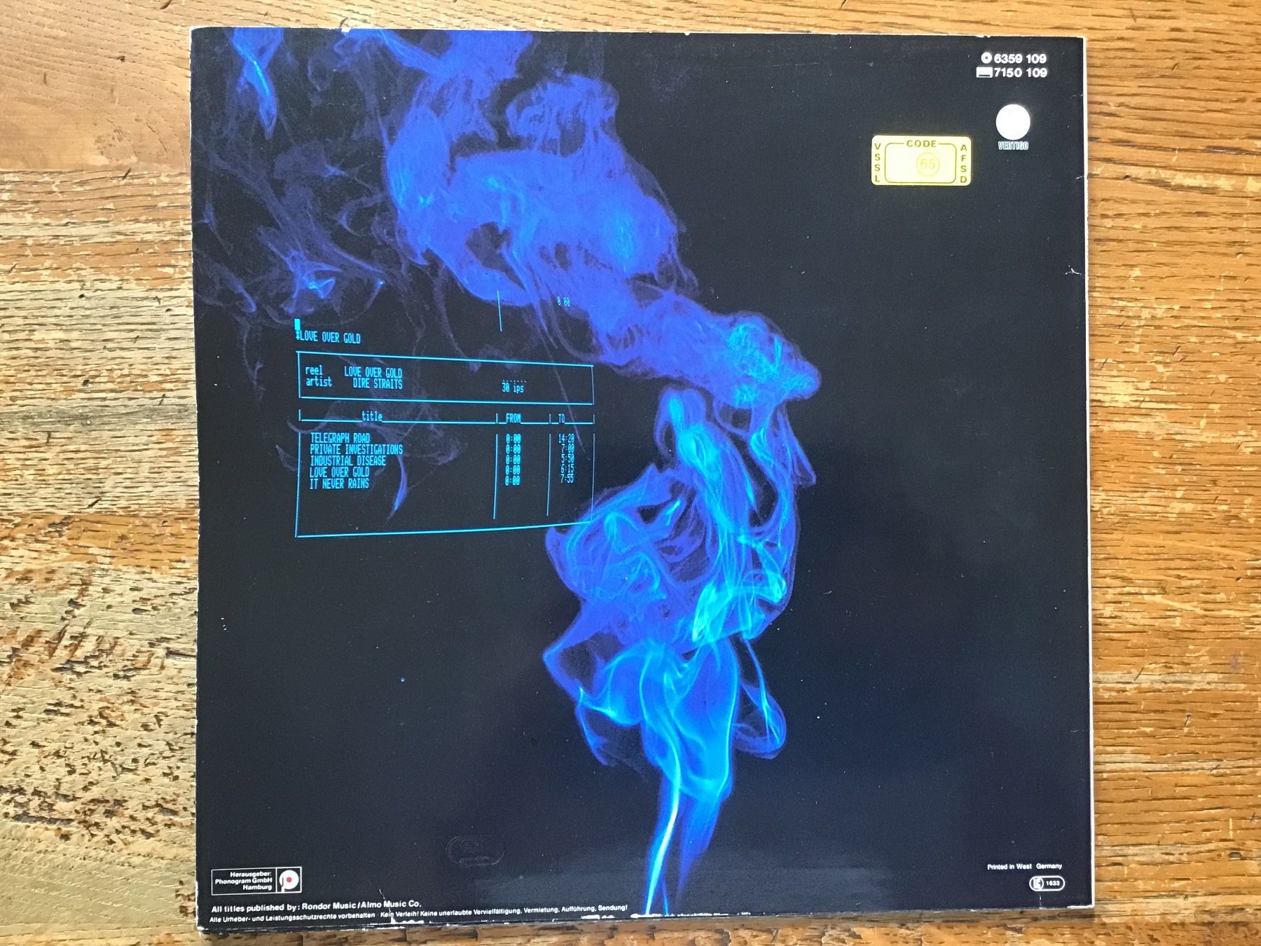 Schallplatten: LP Dire Straits 3 – Gebraucht aus Fully von Ruby97 1