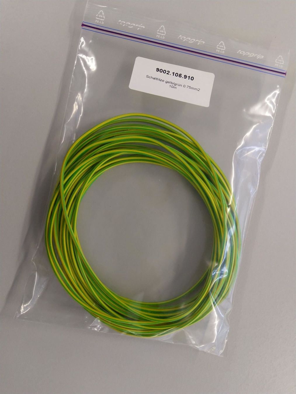 Elettronica: Litze gelb/grün 0.75mm2 / 10m – Nuovo e nell'imballaggio originale da Schaffhausen venduto da sigina