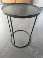 Beistelltisch rund mit Tablett