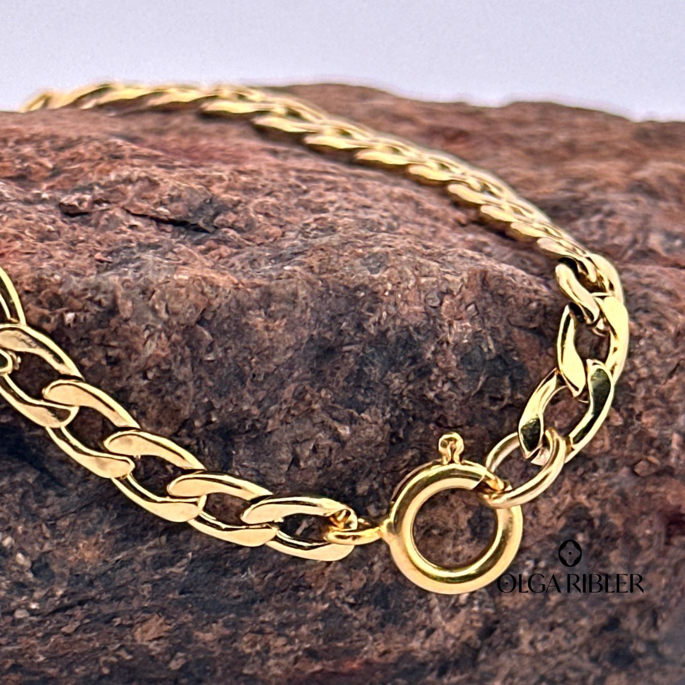 Olga Ribler Bracciali & Braccialetti: Edelstahl Armband, vergoldet – Nuovo (secondo la descrizione) da Luzern venduto da MonikaS03 4