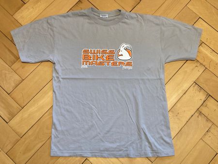 2005 T-Shirt Swiss Master Bike Double Print Sz M